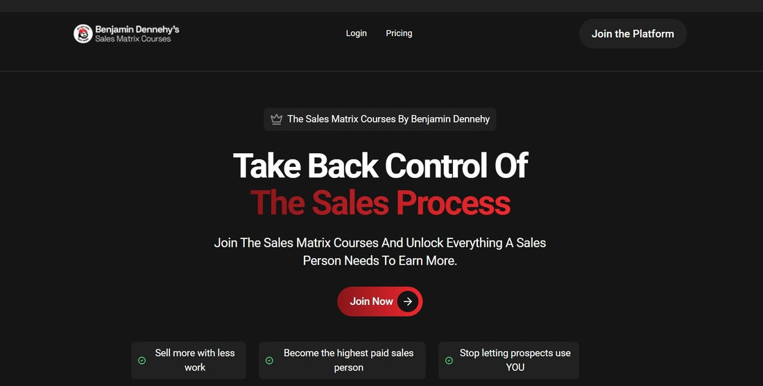 Benjamin Dennehy The Sales Matrix Free Download (2026)