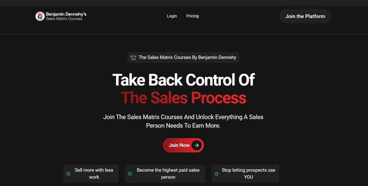 Benjamin Dennehy The Sales Matrix Free Download (2026)