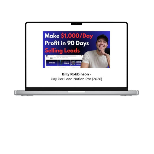 Billy Robinson Pay Per Lead Nation Pro 2026 course cover