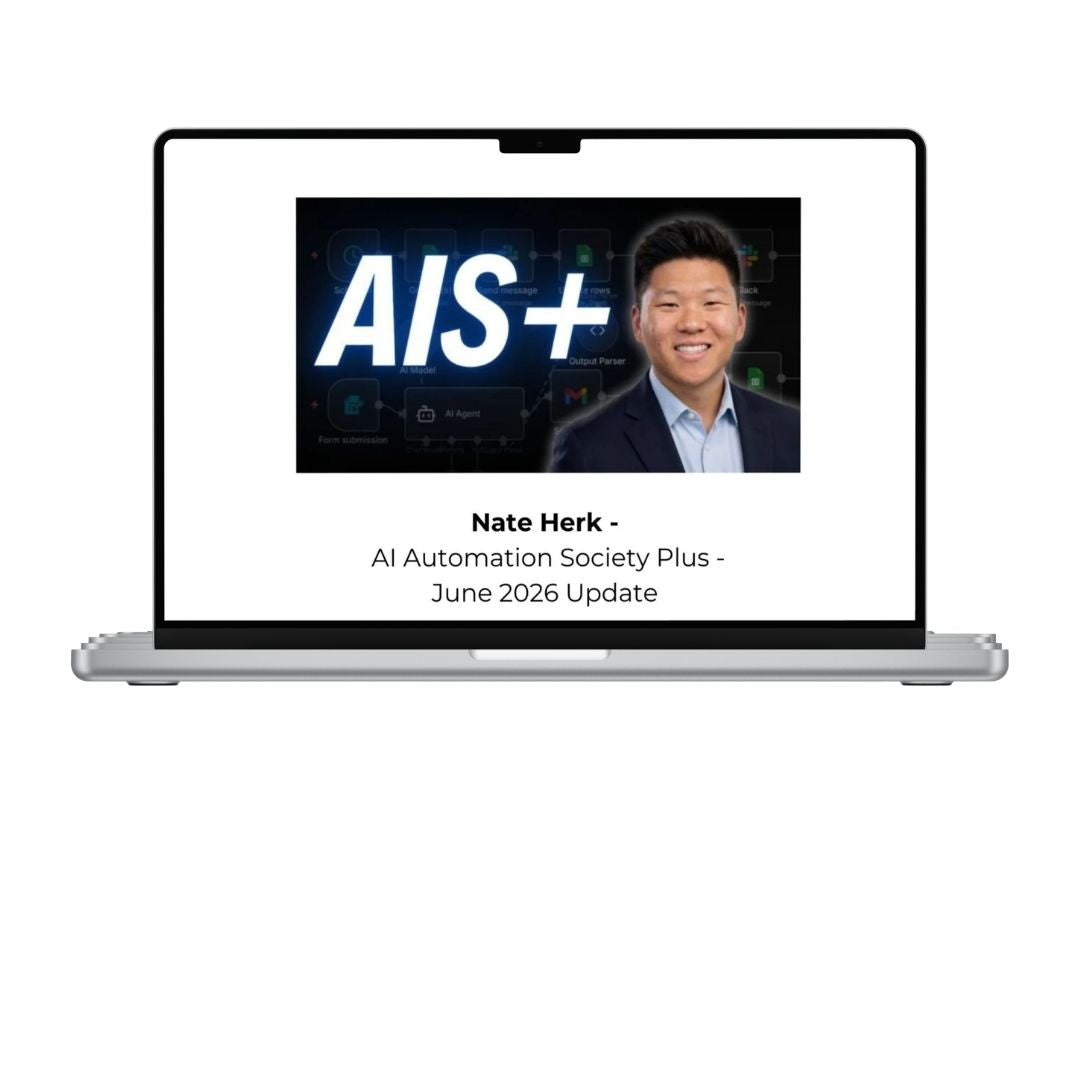 Nate Herk AI Automation Society Plus  Cover Image