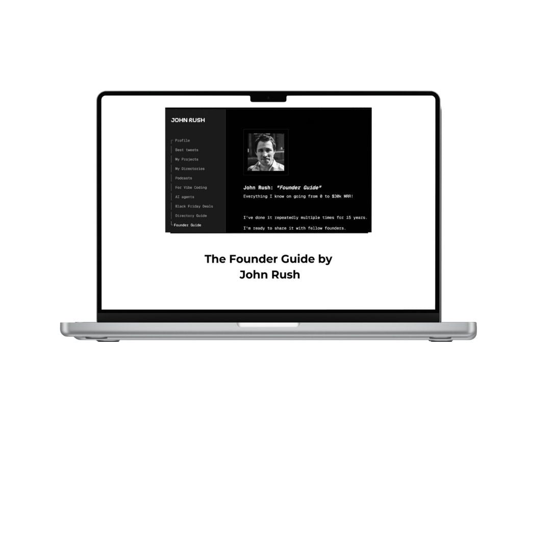 The Founder Guide by John Rush