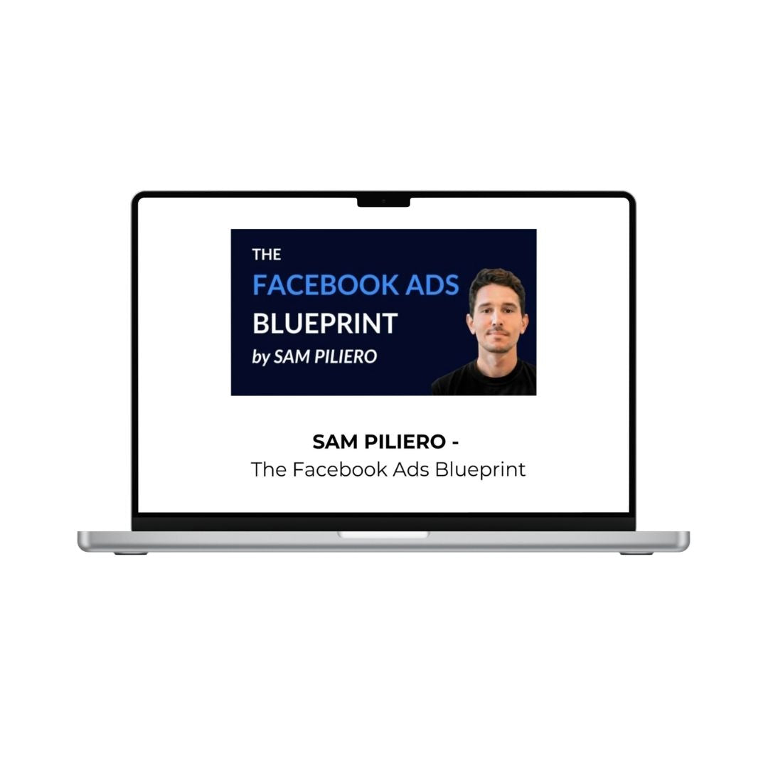 Book cover for "The Facebook Ads Blueprint 2026 Updated" by Sam Pileriero, featuring a professional design with the title and author's name.