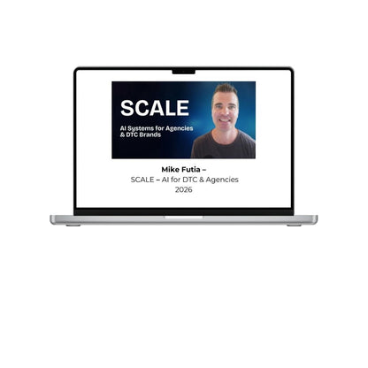 Mike Futia – SCALE – AI for DTC & Agencies 2026