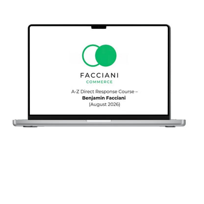 A-Z Direct Response Course by Benjamin Facciani August 2026