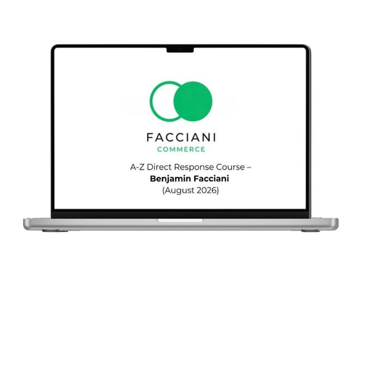 A-Z Direct Response Course by Benjamin Facciani August 2026