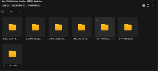 Nick Milo –  The Linking Your Thinking workshop 2026