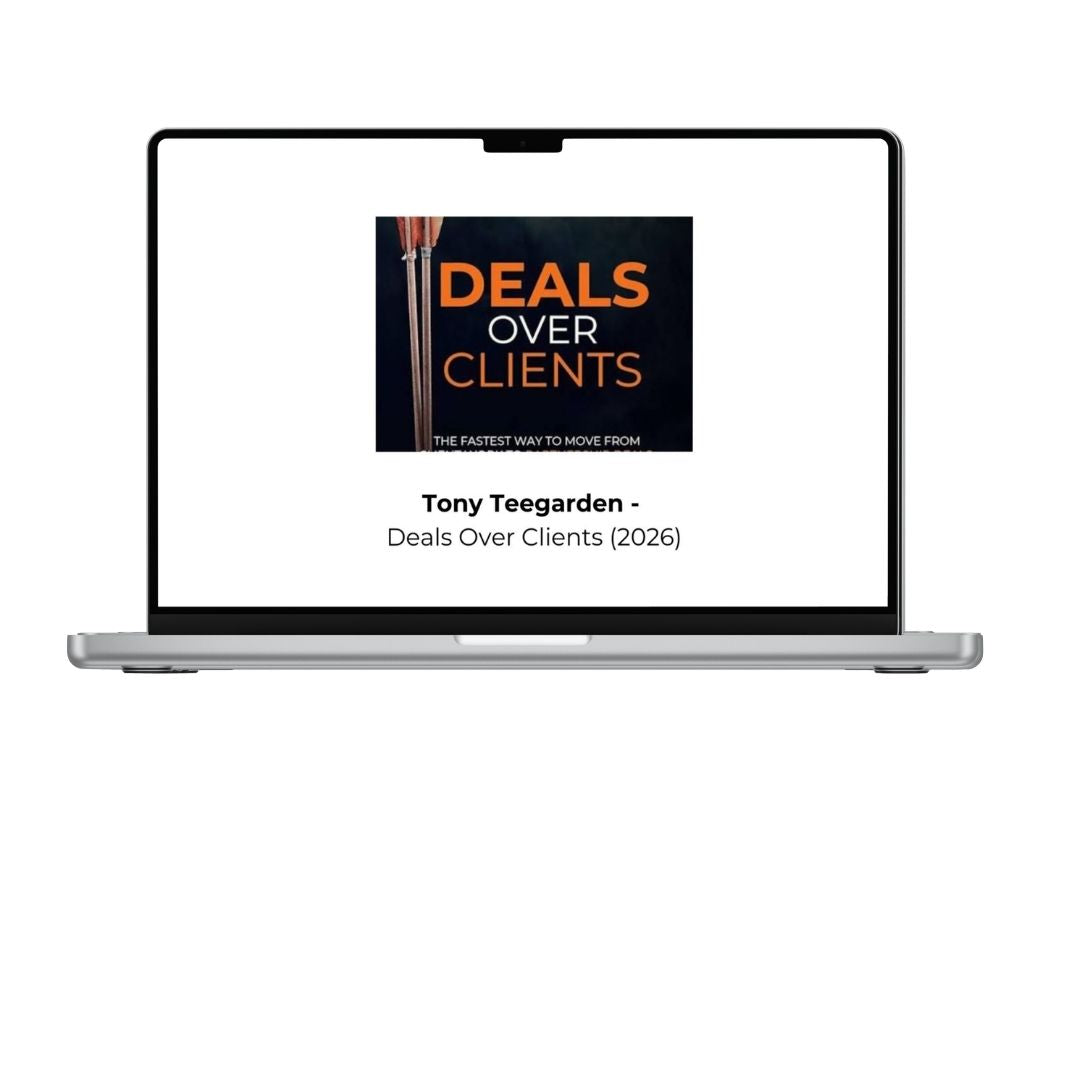 Tony Teegarden - Deals Over Clients (2026)