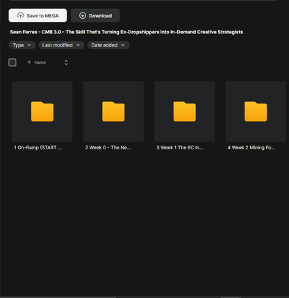 Sean Ferres – CMB 3.0 The Creative Strategist