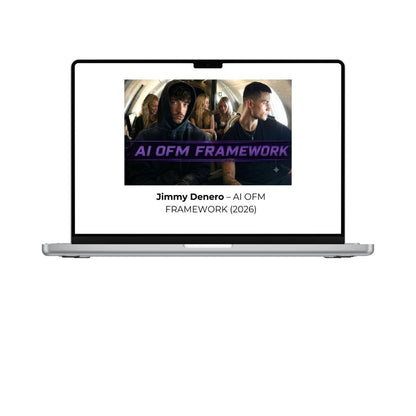 Jimmy Denero AI OFM Framework 2026 course cover
AI OFM Framework creator management training
Jimmy Denero AI automation business course