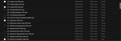 MOSH HAMEDANI Claude Code For Professional 2026 course by THE MEGACOURSES, featuring a digital interface and course materials.