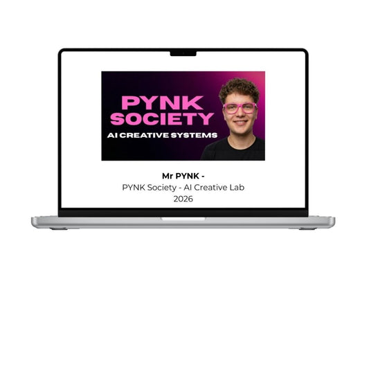 Mr PYNK AI Creative Lab 2026 course cover