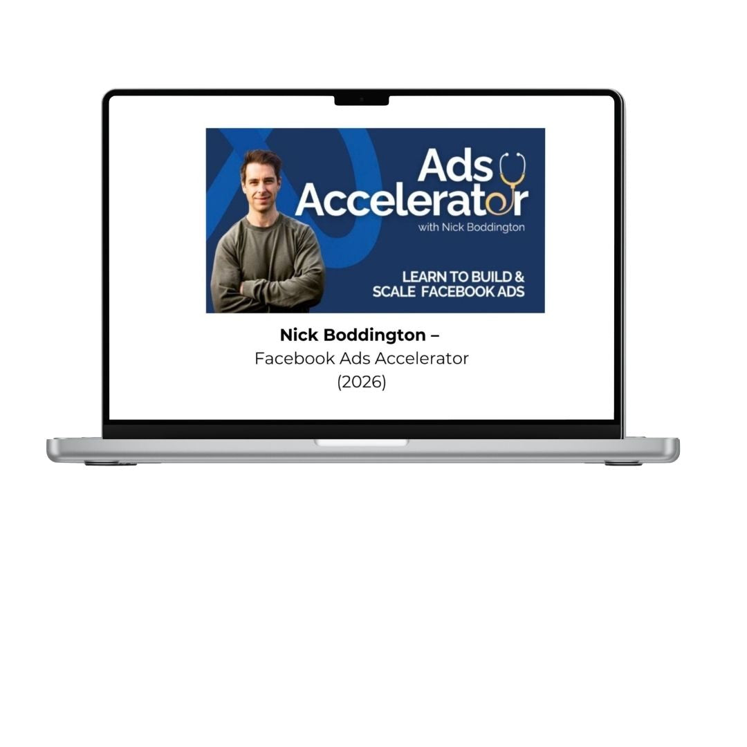 Nick Boddington Facebook Ads Accelerator September 2026 course