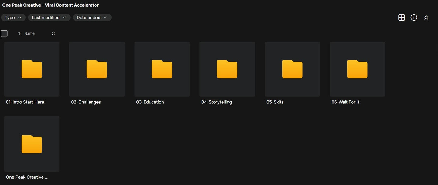 One Peak Creative – Viral Content Accelerator