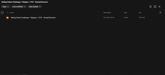 Russell Brunson – Selling Online Challenge + Replays + OTO