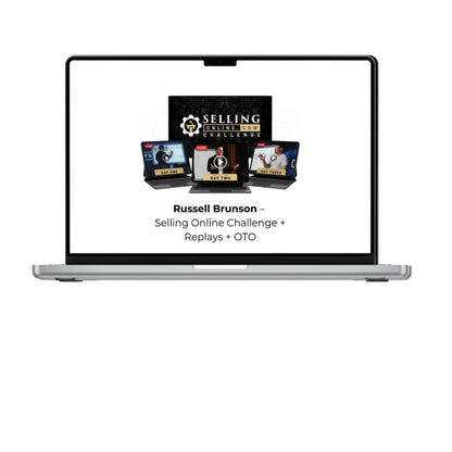 Russell Brunson Selling Online Challenge course cover,
Russell Brunson one to many selling framework,
Selling Online Challenge marketing training