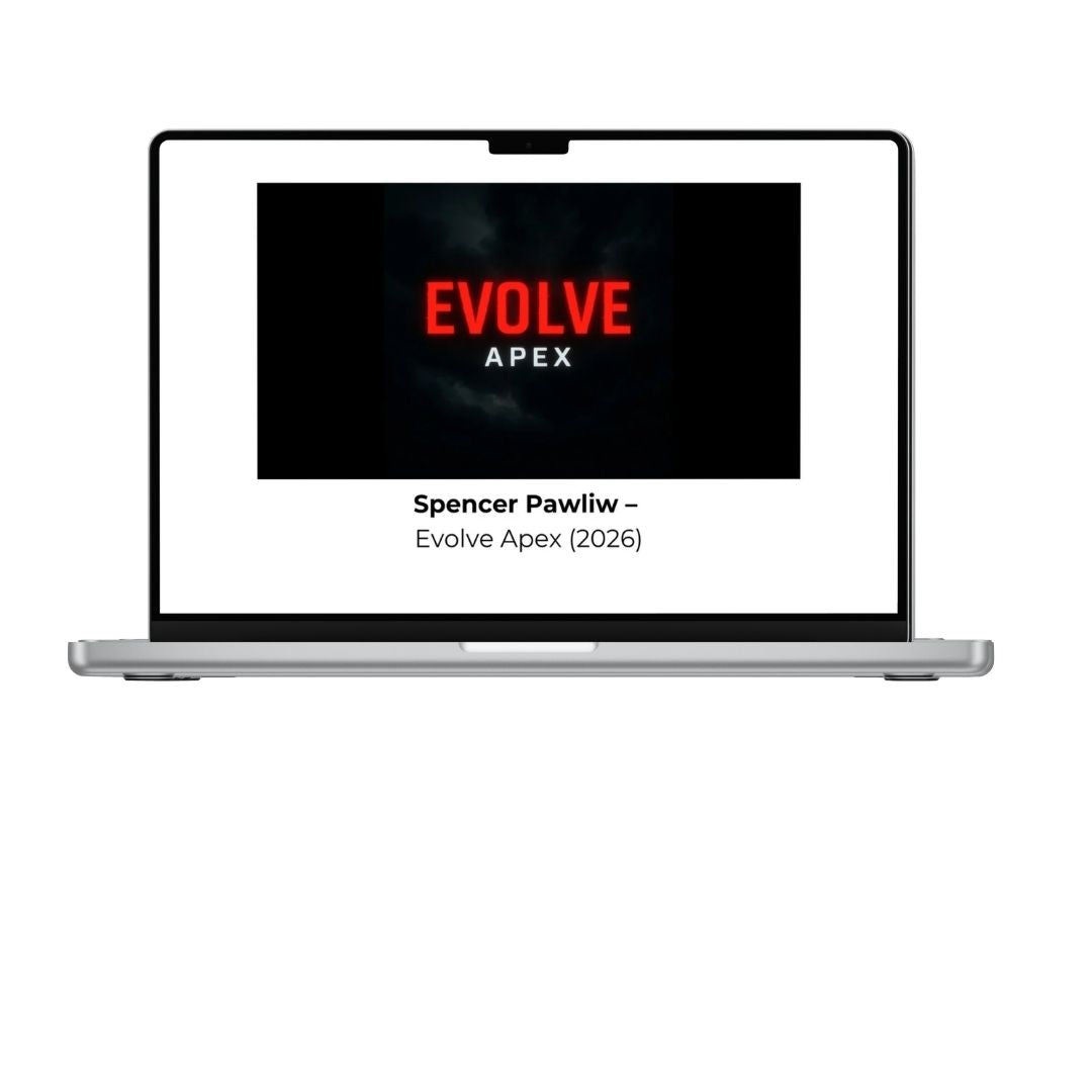 Spencer Pawliw Evolve Apex 2026 course cover,
Spencer Pawliw Evolve Apex business scaling program