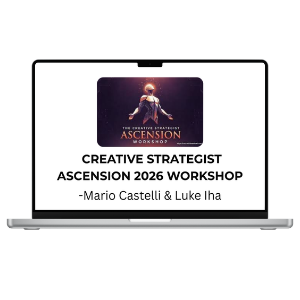 Creative strategist Mario Castelli and Luke Iha participating in the Ascension 2026 workshop at THE MEGACOURSES.