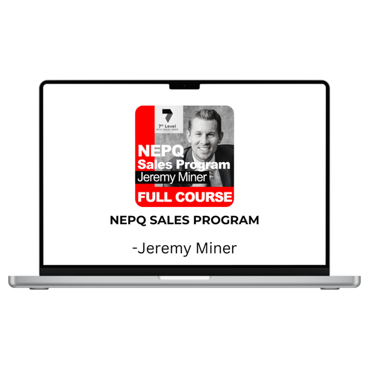 Jeremy Miner – NEPQ Sales Program