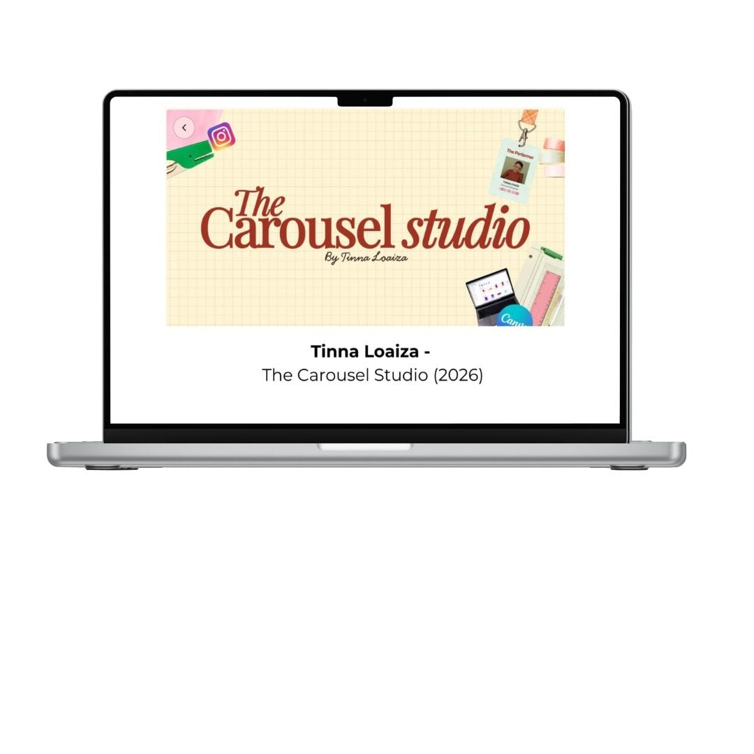 The Carousel Studio by Tinna Loaiza 2026 carousel content creation course