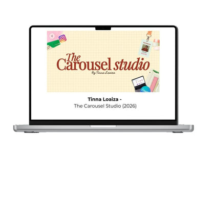 The Carousel Studio by Tinna Loaiza 2026 carousel content creation course
