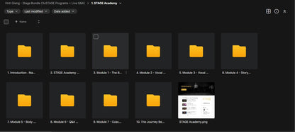 Vinh Giang - Stage Academy 2026 (Updated)